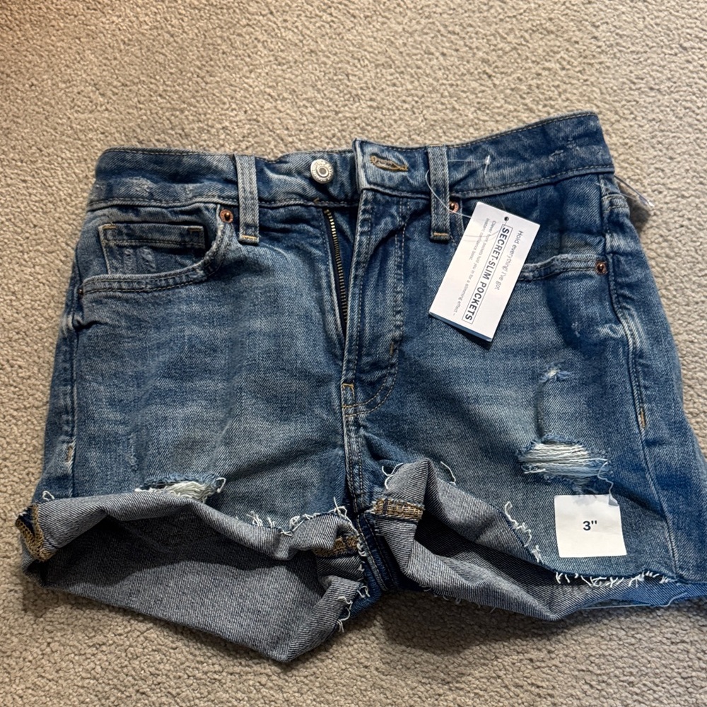Old Navy Distressed Blue Jean Shorts